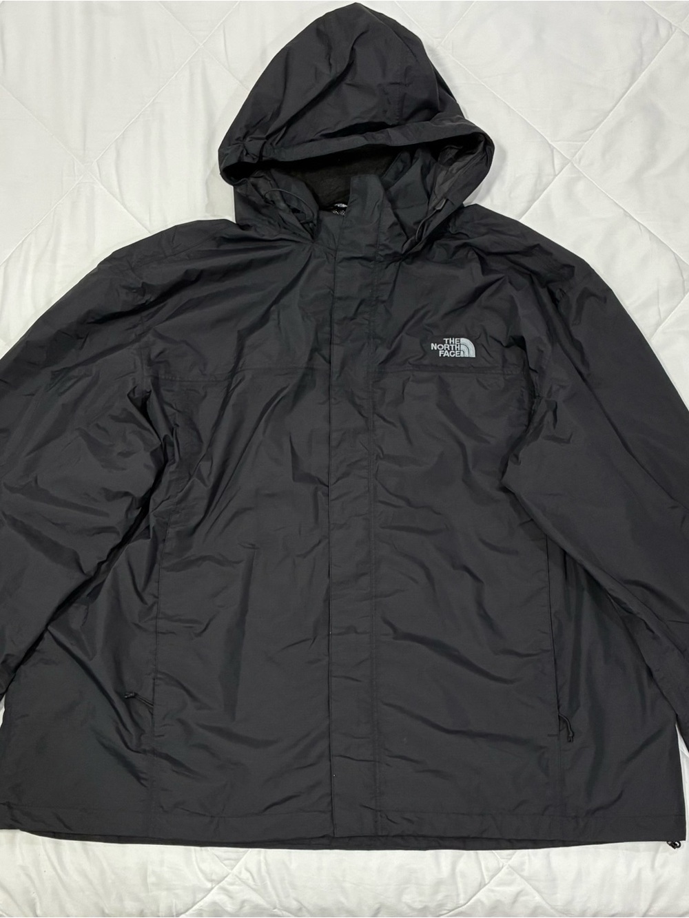 The North Face Black Hooded Windbreaker Jacket